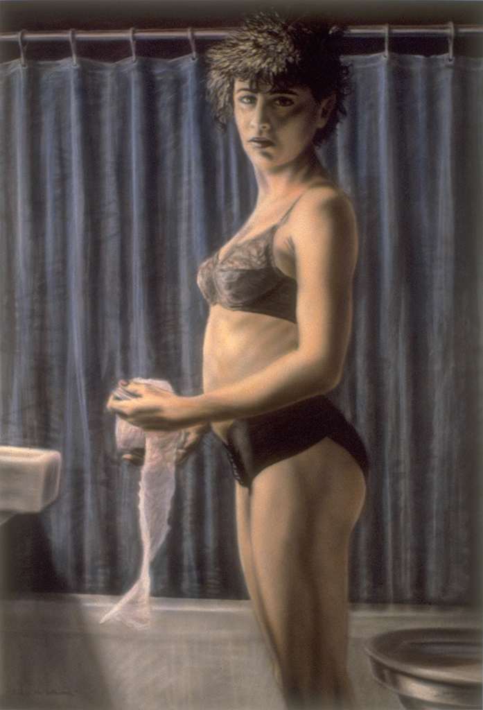 Girl in the bathroom